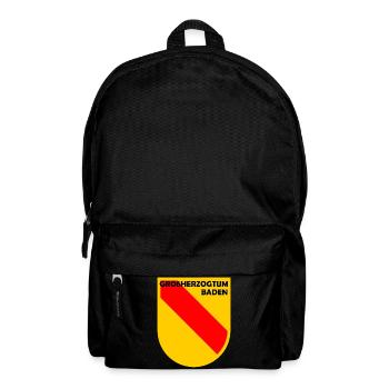 Heraldik Schild Baden Emblem - Rucksack - Schwarz - Vorne