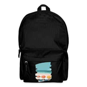 Beach Sea Palm Trees - Backpack - black - Front