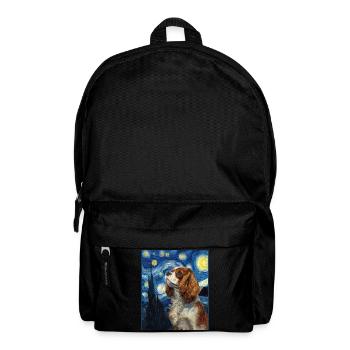 Cavalier King Charles Spaniel - Backpack - black - Front