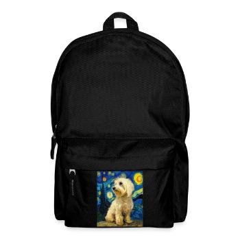 Havaneser - Rucksack - Schwarz - Vorne