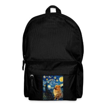 Zwergspitz Spitz Pomeranian - Sac à dos - noir - Devant