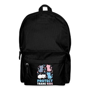 Pride Month LGBTQ - Protect Trans Kids - Backpack - black - Front