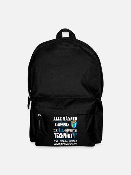 18. Geburtstag Handwerker Technik Werkzeug - Rucksack - Schwarz