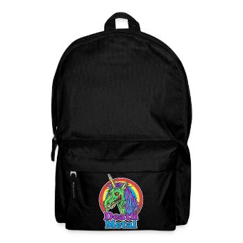 Death Metal – Zombie Einhorn Cartoon - Rucksack - Schwarz - Vorne