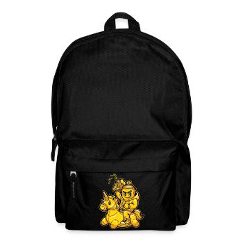 Graffiti Unicorn Humor - Backpack - black - Front