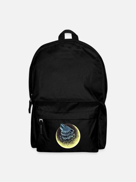 Wolf Canis Lupus - Rucksack - Schwarz
