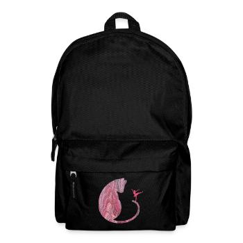 katze mit ballerina e 117 - Rucksack - Schwarz - Vorne