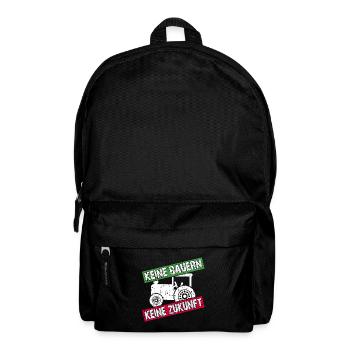 Keine Bauern keine Zukunft | nicht ohne Bauern - Rucksack - Schwarz - Vorne