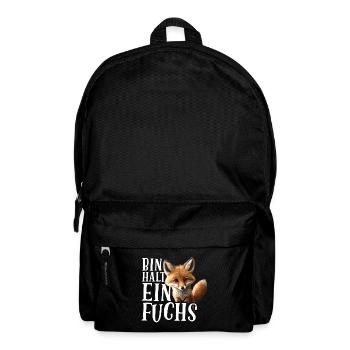 Bin halt ein Fuchs Fuchsliebhaber Statement - Rucksack - Schwarz - Vorne
