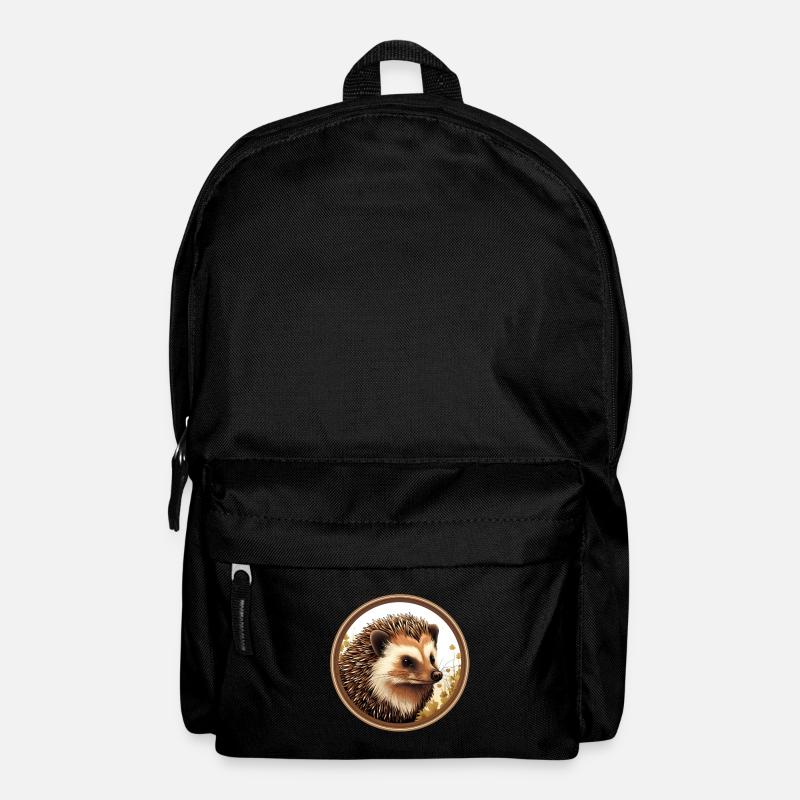 Igel - Rucksack - Schwarz