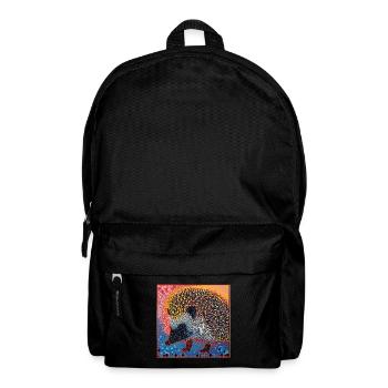 igel, bunt, tier, geschenk, geschenkidee - Rucksack - Schwarz - Vorne