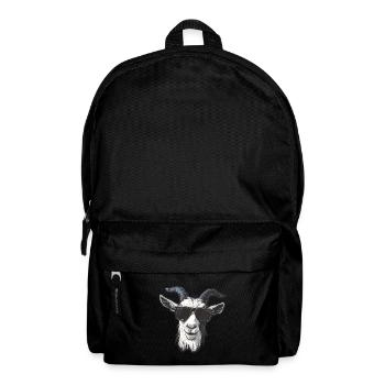 Ziege Goat Sonnenbrille - Rucksack - Schwarz - Vorne