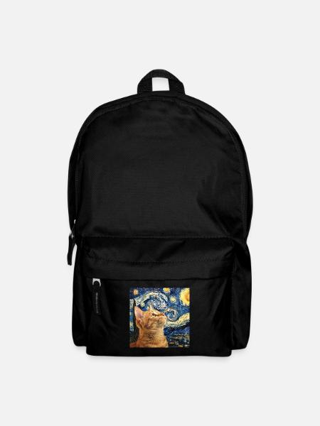 Katze, katzenmotiv - Rucksack - Schwarz