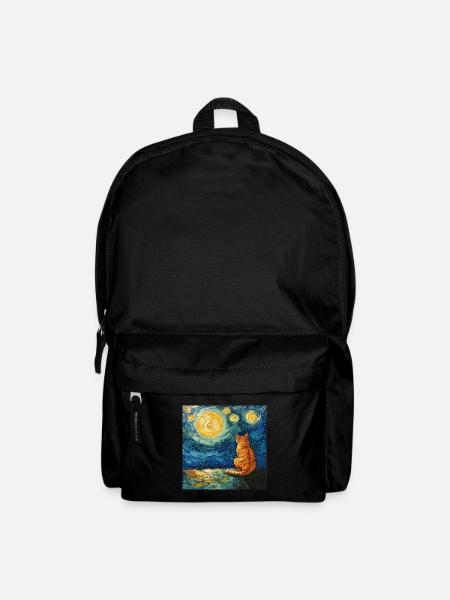 Chat, Motif De Chat - Sac à dos - noir