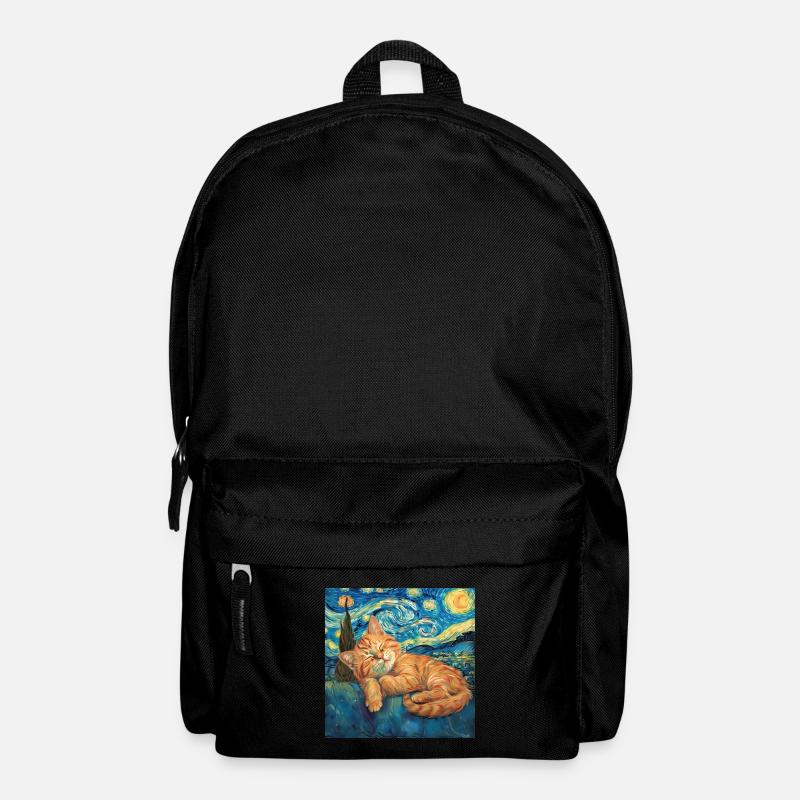 Katze, katzenmotiv, geschenk - Rucksack - Schwarz
