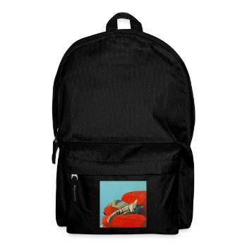 Katze, katzenmotiv, popart, geschenk, geschenkidee - Rucksack - Schwarz - Vorne