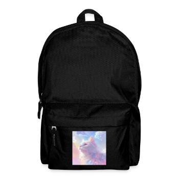 chat, motif de chat, anime, cadeau, idées cadeaux - Sac à dos - noir - Devant