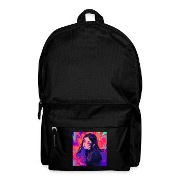 anime, gothic girl, waifu, japan - Rucksack - Schwarz - Vorne