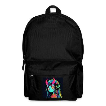 anime demon, waifu, japan - Rucksack - Schwarz - Vorne