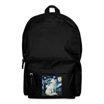 Samoyed, Samoyed, dog, gift, dog lover - Backpack - black - Front