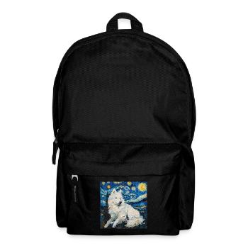 Samoyed, Samoyed, dog, gift, dog lover - Backpack - black - Front