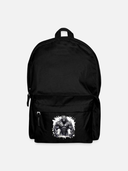 Leopard Muskeln - Rucksack - Schwarz