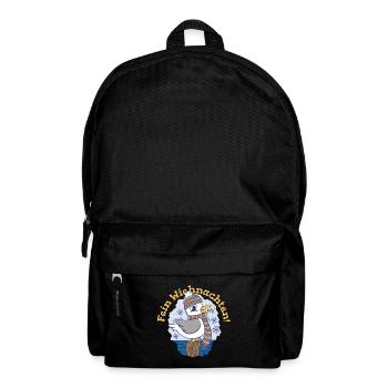 Lüttje Mööv Weihnachten Edition - Rucksack - Schwarz - Vorne