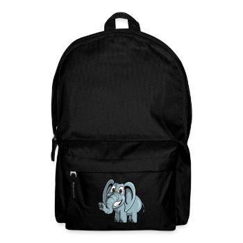 Cute elephant - Backpack - black - Front