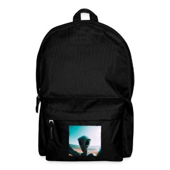 Alien Beach Selfie - Rucksack - Schwarz - Vorne