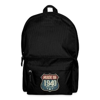 Anniversaire des années 1940 né dans les années 1940 rétro Vintage - Sac à dos - noir - Devant