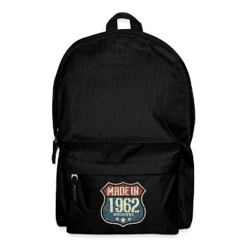 1962 Vintage 60e anniversaire rétro Vintage - Sac à dos - noir - Devant