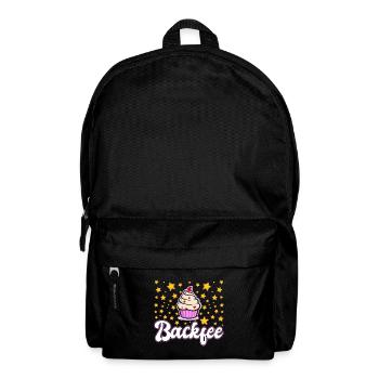 Backfee Hobbybäcker Bäckerin Backen Cupcake Muffin - Rucksack - Schwarz - Vorne