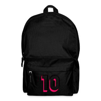 10. 10 JAHRE. 10-JÄHRIGES JUBILÄUM. GEBURTSTAG 10 JAHRE. - Rucksack - Schwarz - Vorne