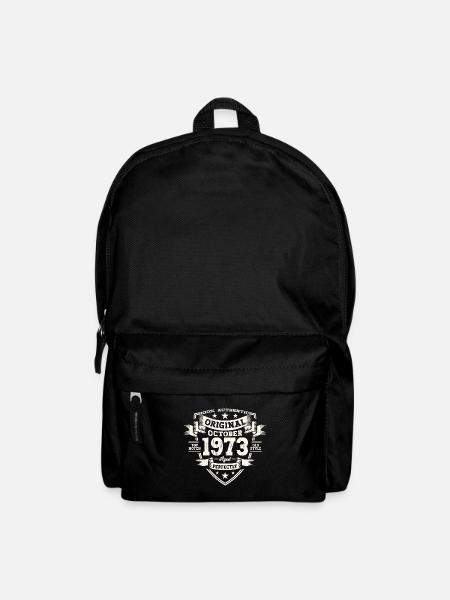 50. Geburtstag Mann Original Oktober Jahrgang 1973 - Rucksack - Schwarz