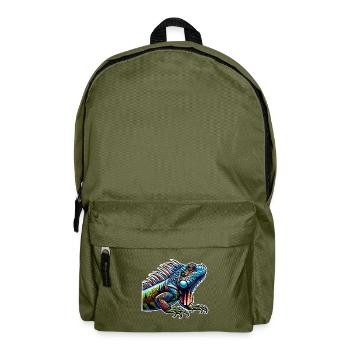 Leguan - Rucksack - Olivgrün - Vorne