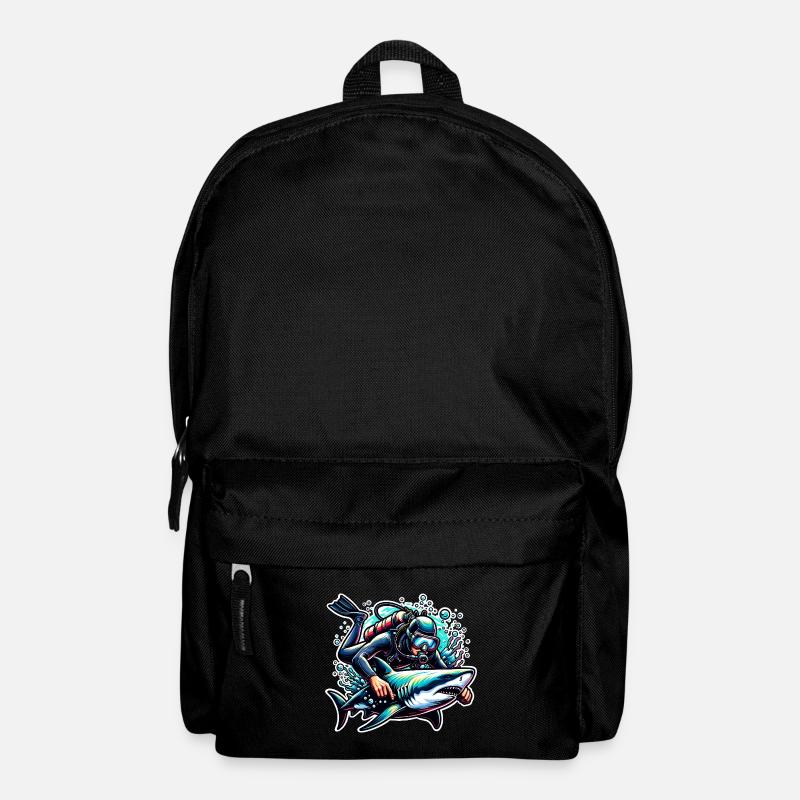 Tauchen Taucher - Rucksack - Schwarz