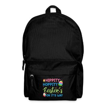 Happy Easter with the Easter Bunny - Backpack - black - Front