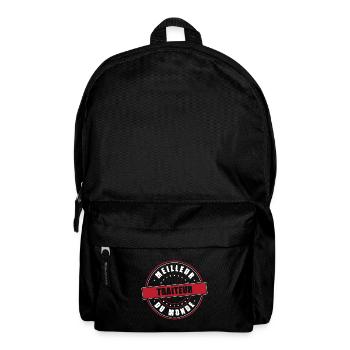 Meilleur traiteur profession métier humour - Sac à dos - noir - Devant