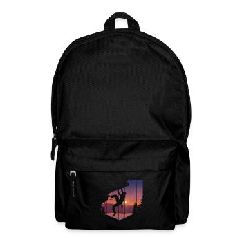 Felsklettern Kletterer Bergsteigen - Rucksack - Schwarz - Vorne