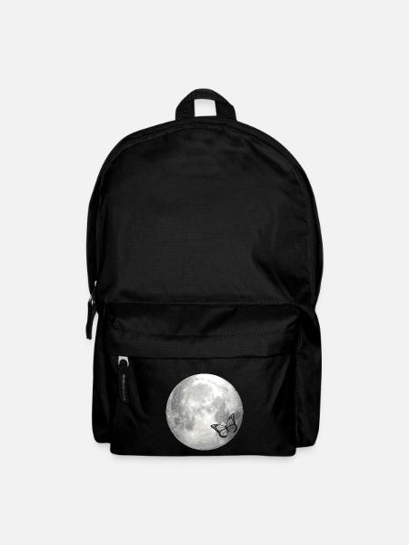 full moon butterfly - Backpack - black