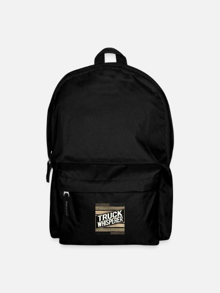 Truck Whisperer Gifts Truck Driver Gift Truck - Backpack - black