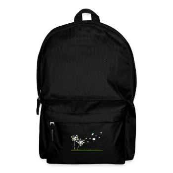 Book Lover Gift Dandelion Flowers of Books - Backpack - black - Front