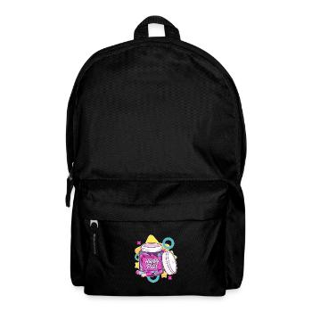 Colorful and Fun Happy Pills Sarcasm Humor Gift - Backpack - black - Front
