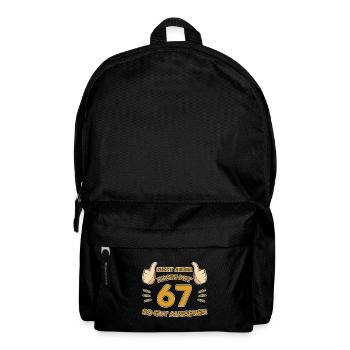 67. Geburtstag Geschenk 67 Jahre Jahrgang Geschenk - Rucksack - Schwarz - Vorne