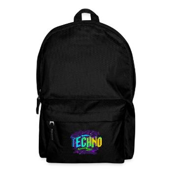 Techno - Rucksack - Schwarz - Vorne