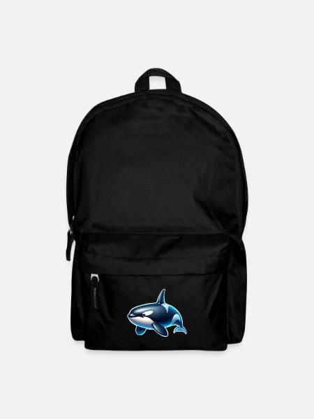 Orca Schwertwal - Rucksack - Schwarz
