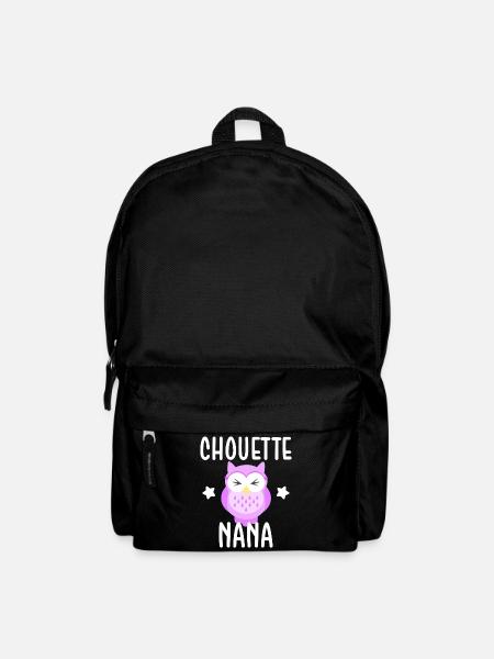 Chouette nana - Sac à dos - noir