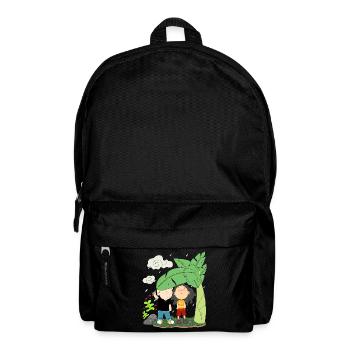 Couple protect rain couple gift shirt - Backpack - black - Front