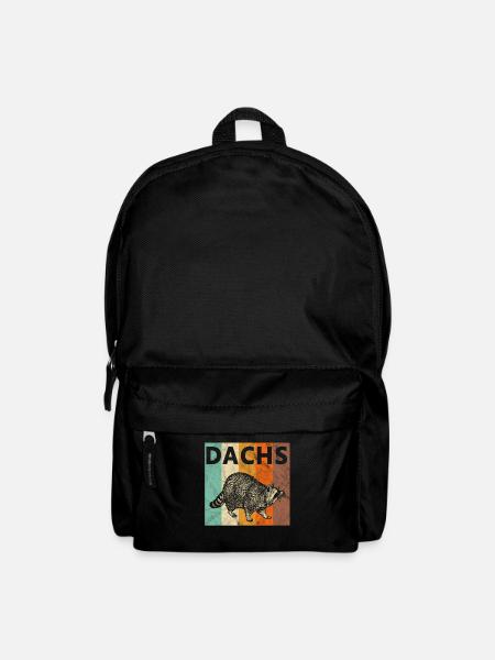 Dachs - Rucksack - Schwarz