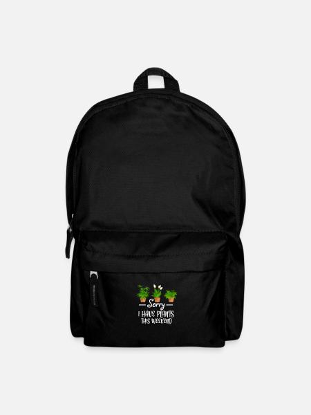 Pflanze - Rucksack - Schwarz